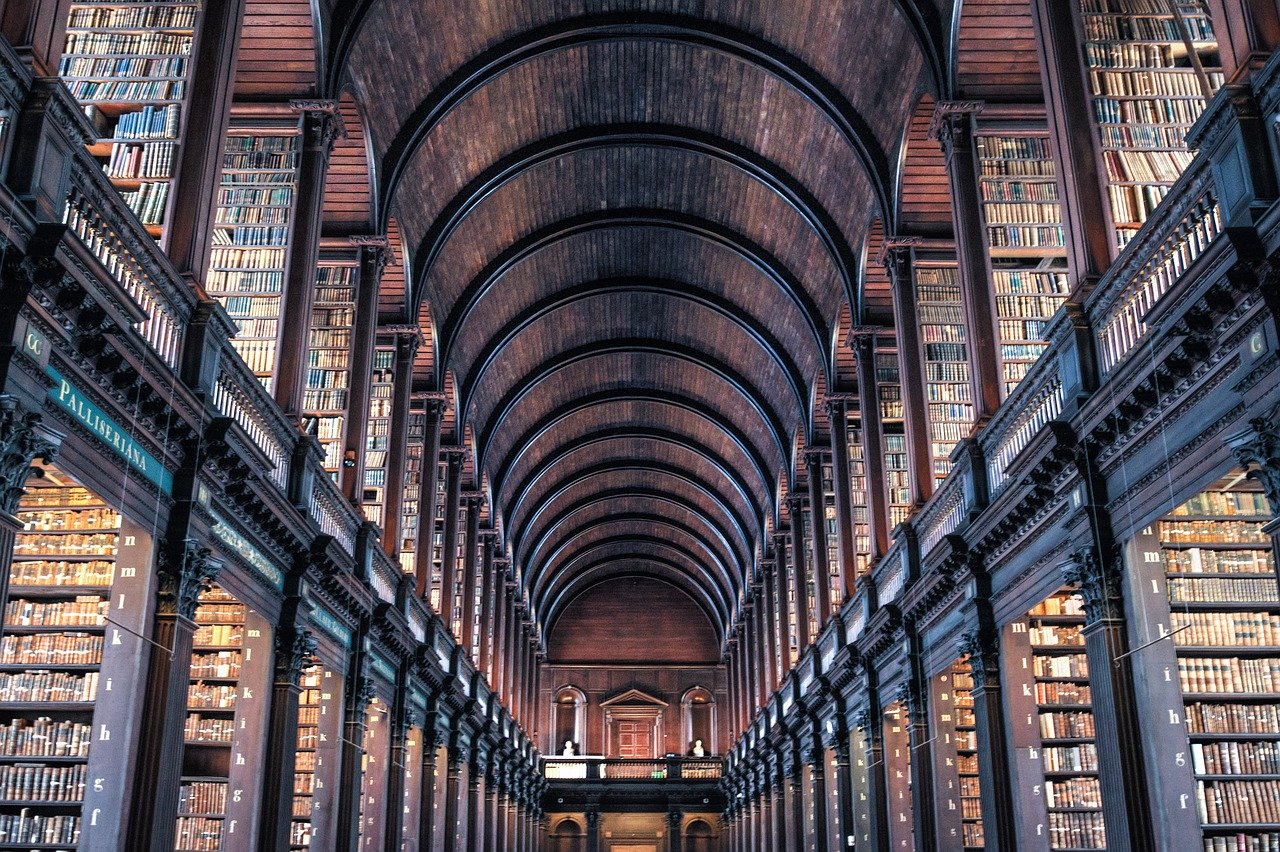 dublin, trinity college, bibliothèque