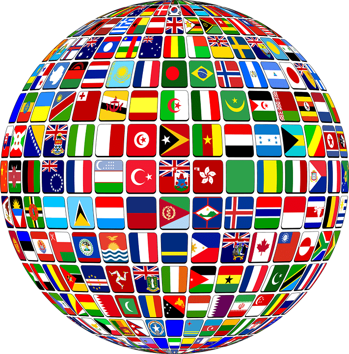 Bandera mundial internacional