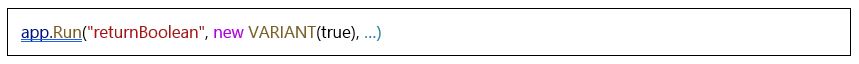 Launching VBA's functions code