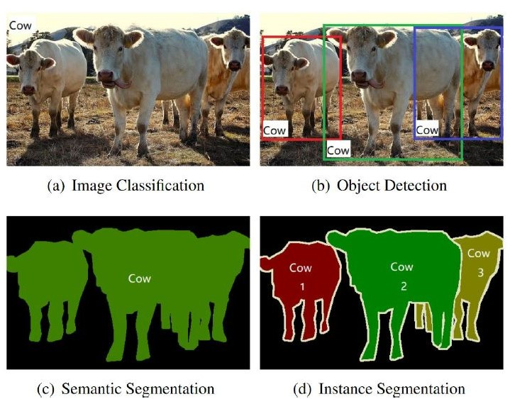 Figura 1: Ilustración de los diferentes niveles de procesamiento de imágenes