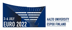 Logotipo de la conferencia de la Eurocopa 2022.