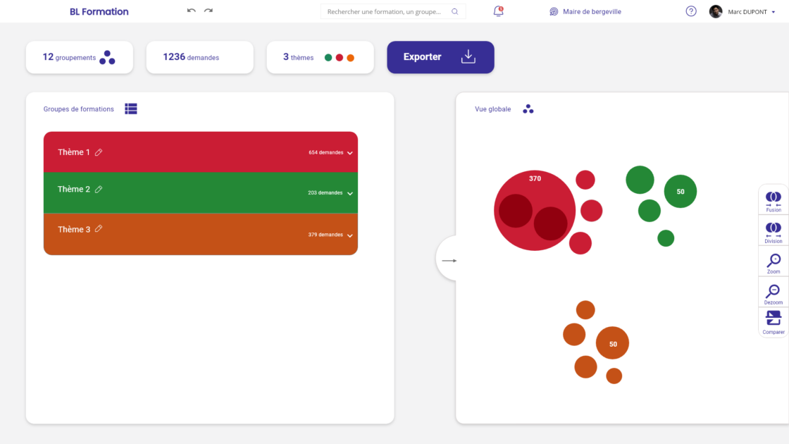 BL.Formation: helping HR managers aggregating similar requests to build ...