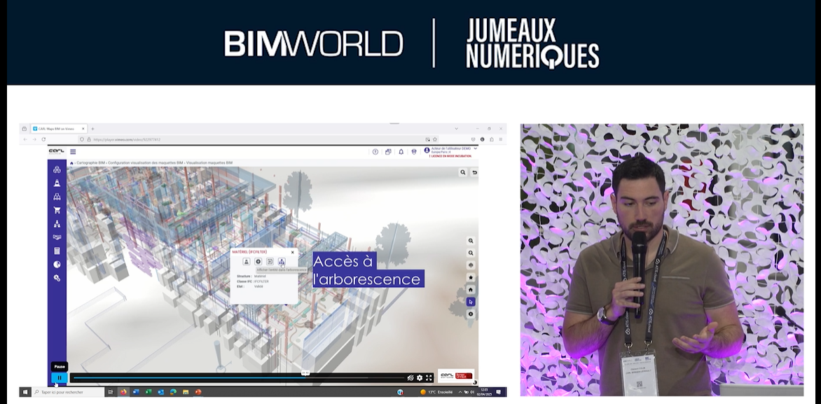 Clement talks at bim world 2025